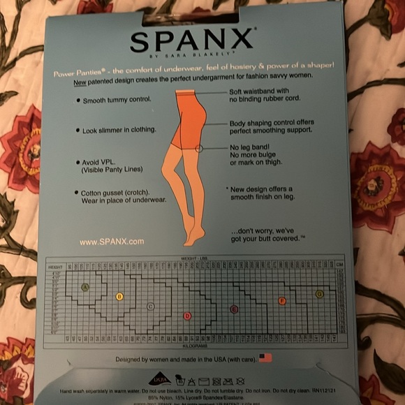 NWT SPANX size B black power panties - Picture 2 of 5